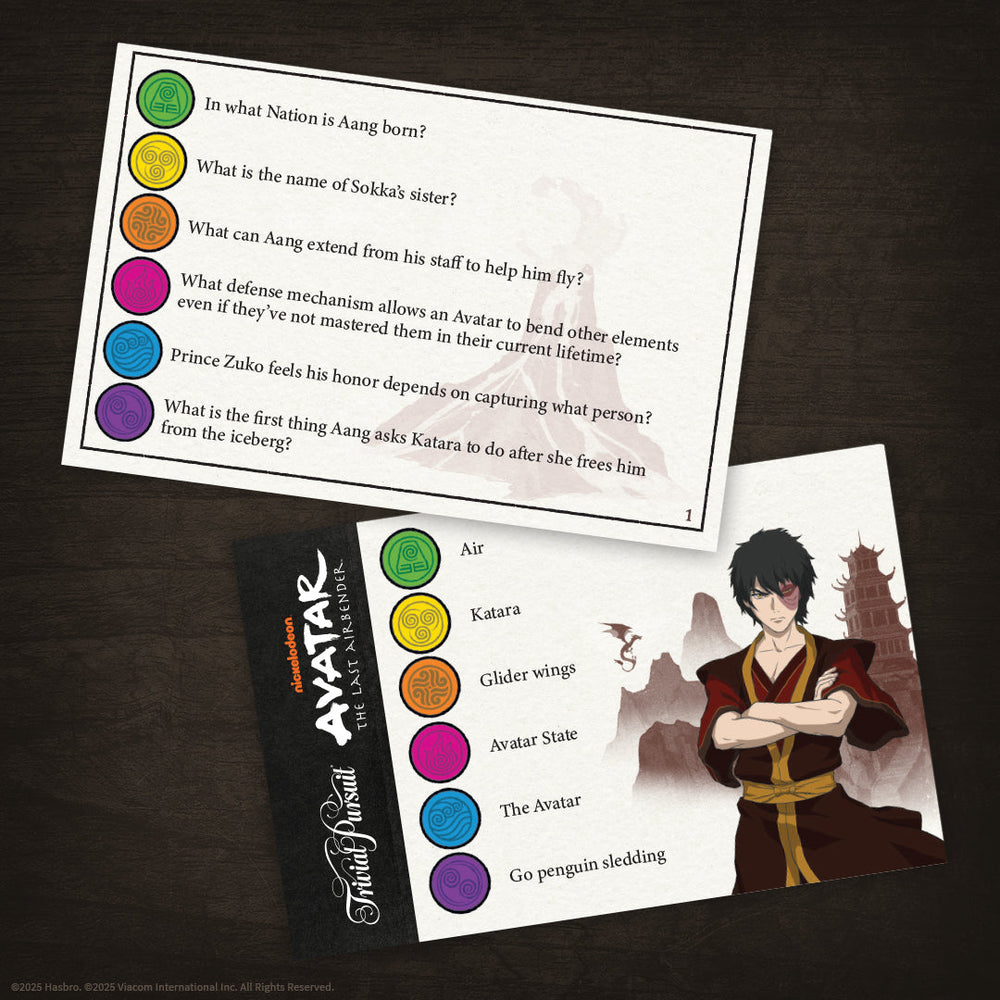 Trivial Pursuit - Avatar the Last Airbender
