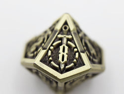 Foam Brain Games: Crossed Swords - Timeworn Swords Metal RPG Dice Set