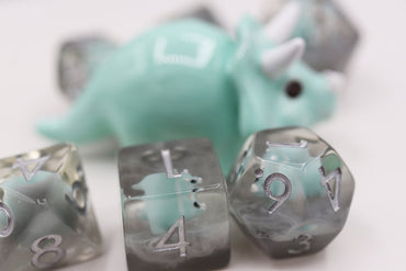 Foam Brain Games: Baby Triceratops Dice Set