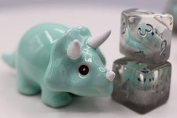Foam Brain Games: Baby Triceratops Dice Set