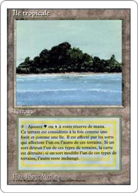Tropical Island (Italian) [Foreign White Border]
