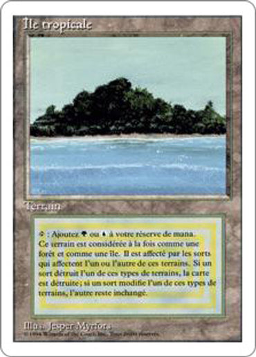 Tropical Island (Italian) [Foreign White Border]