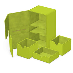 Ultimate Guard Twin Flip N Tray 200+ Monocolor "Summer Edition 2025" - Lime
