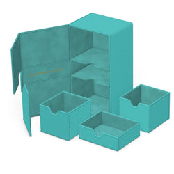 Ultimate Guard Twin Flip N Tray 200+ Monocolor "Summer Edition 2025" - Lagoon