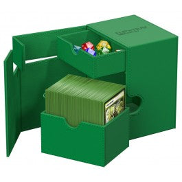 Ultimate Guard: Flip 'n' Tray 133+ Monocolor - Green