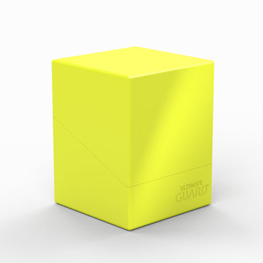 Ultimate Guard Boulder Deck Box: 100+ Solid Neon - Neon Yellow