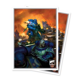 Ultra PRO: 105ct Standard Sleeves (APEX) - Space Marines (Warhemmer 40K)
