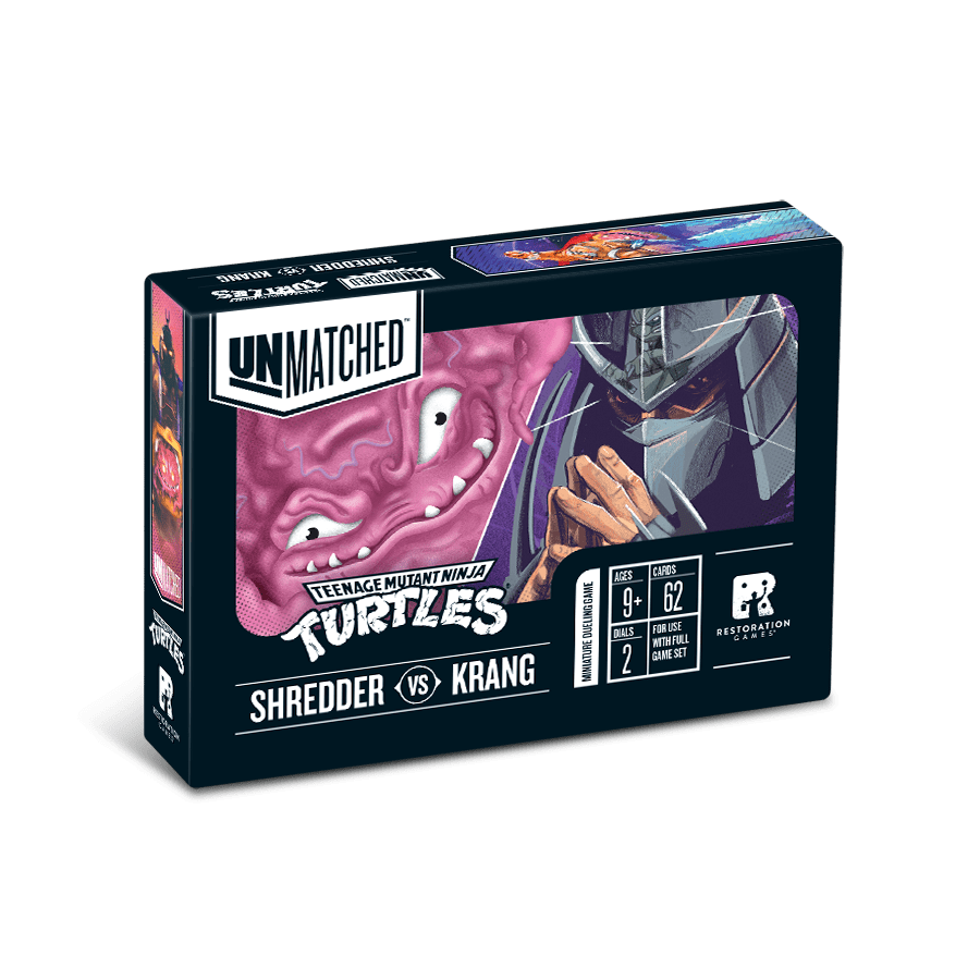 Unmatched Adventures: TMNT – Shredder & Krang Hero Decks