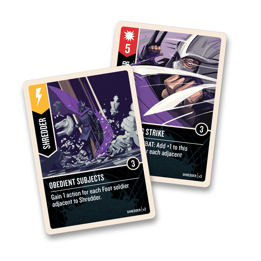 Unmatched Adventures: TMNT – Shredder & Krang Hero Decks