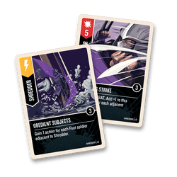 Unmatched Adventures: TMNT – Shredder & Krang Hero Decks