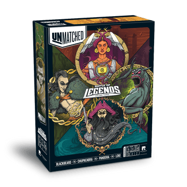 Unmatched: Battle of Legends - Volume Three (Blackbeard vs Chupacabra vs Pandora vs Loki)