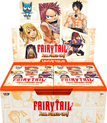 UniVersus: Fairy Tail: All Fired Up - Booster Display