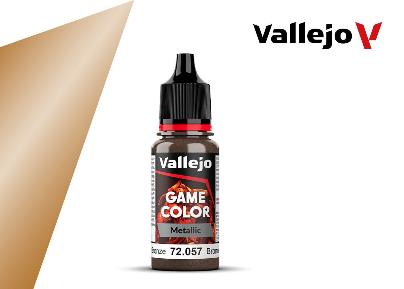 Vallejo Game Color Metallic – Bright Bronze