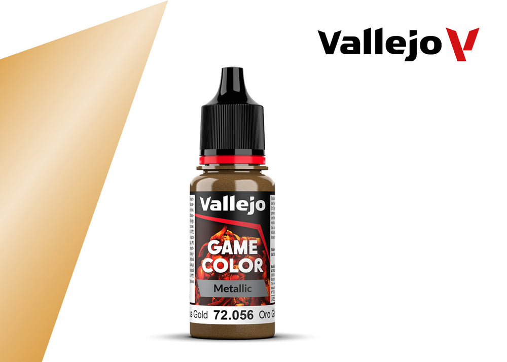 Vallejo Game Color Metallic – Glorious Gold