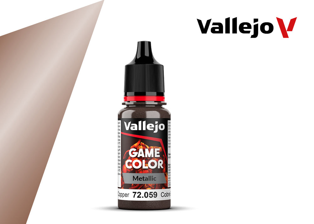 Vallejo Game Color Metallic –  Hammered Copper