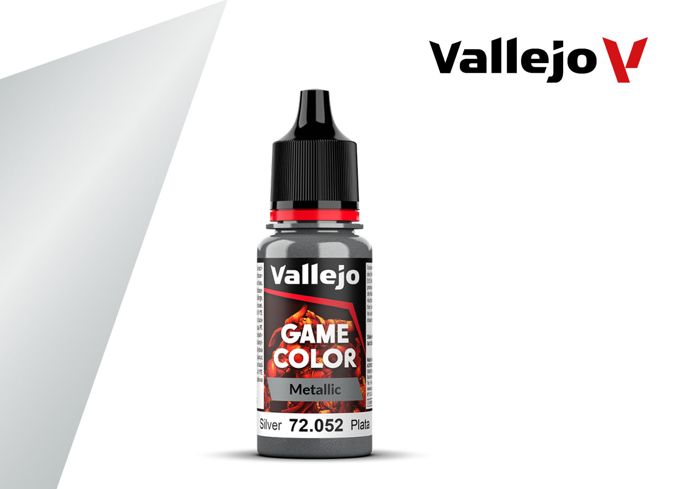 Vallejo Game Color Metallic –  Silver