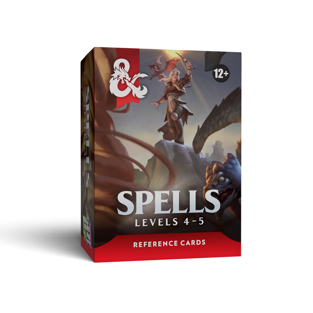 D&D Reference Cards: Spells - Levels 4-5