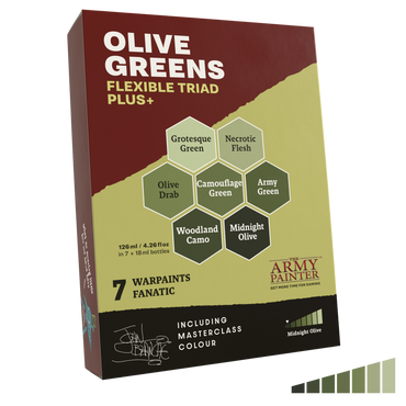 The Army Painter: Masterclass - Flexible Triad Plus+ (Olive Greens)
