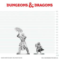 D&D Nolzur's Marvelous Miniatures: Goliath Barbarian & Halfling Rogue