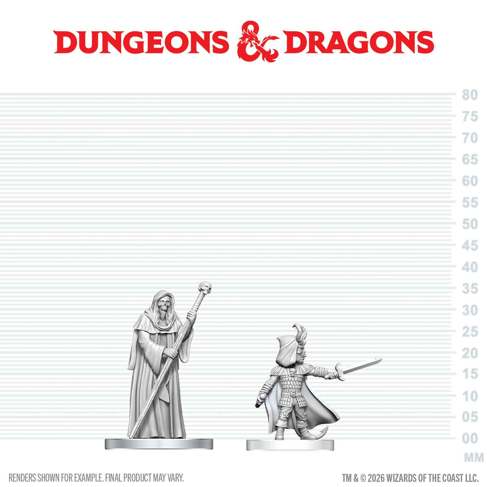 D&D Nolzur's Marvelous Miniatures: Cultist of Bhaal & Cultist of Myrkul