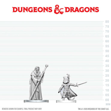 D&D Nolzur's Marvelous Miniatures: Cultist of Bhaal & Cultist of Myrkul