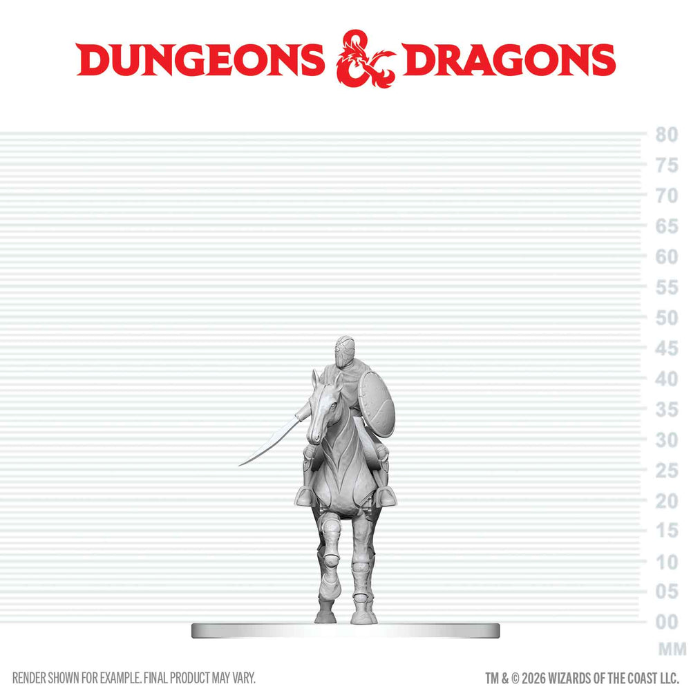 D&D Nolzur's Marvelous Miniatures: Nimblewright Steed with Rider