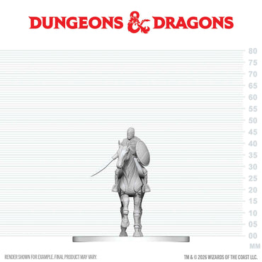 D&D Nolzur's Marvelous Miniatures: Nimblewright Steed with Rider