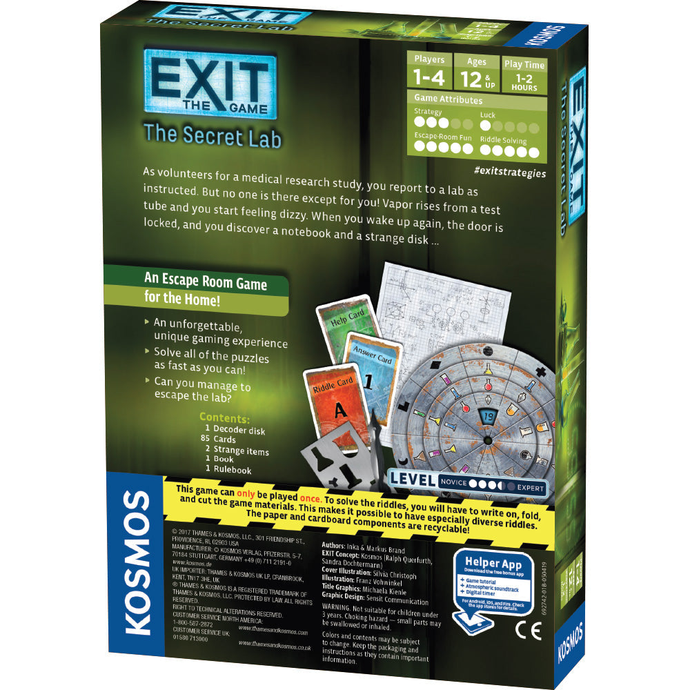 Exit: The Secret Lab