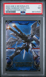 Wing Gundam Zero (Endless Waltz) (#7) - PSA 7  [GUNDAM SUPREME BATTLE X MCDONALD'S LIMITED EDITION CARDS] GRADED