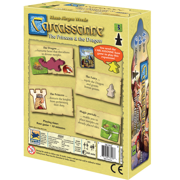Carcassonne: Expansion 3 – The Princess & The Dragon