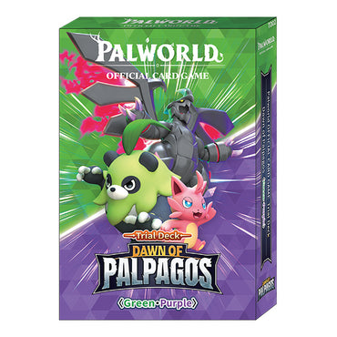 Palworld Official Card Game: Dawn of Palpagos Trial Deck - Green & Purple