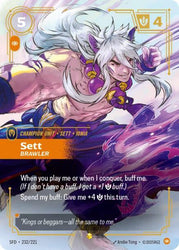 Sett, Brawler (Overnumbered) (232/221) [Spiritforged]