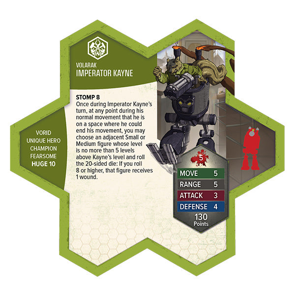 Heroscape Army Expansion: Boiling Tension - Imperator Kayne