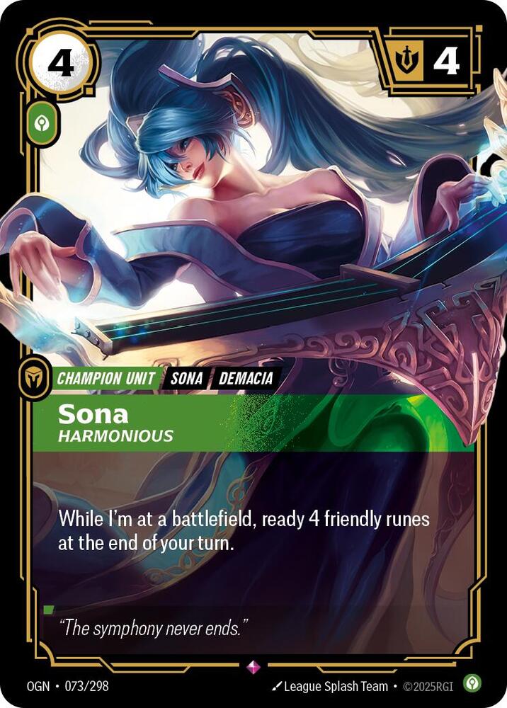 Sona, Harmonious (073/298) [Origins]