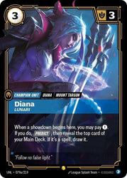 Diana, Lunari (Alternate Art) (079a/219) [Unleashed]