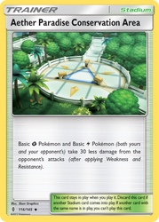 Aether Paradise Conservation Area (116/145) [Sun & Moon: Guardians Rising]