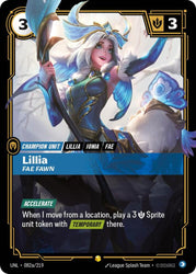 Lillia, Fae Fawn (Alternate Art) (082a/219) [Unleashed]