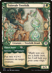 Tuinvale Treefolk // Oaken Boon (Showcase) [Throne of Eldraine]