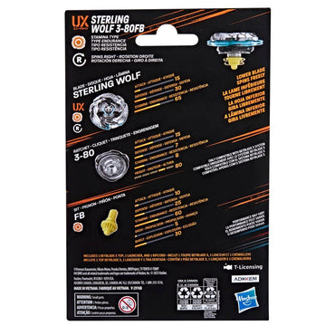 Beyblade UX: Sterling Wolf 3-80FB Starter with Launcher