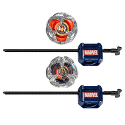Beyblade X: Marvel Collab Iron Man 4-80B vs. Thanos 4-60B