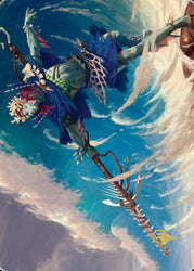 Tazeem Roilmage Art Card (Gold-Stamped Signature) [Zendikar Rising Art Series]
