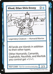 Khod, Etlan Shiis Envoy [Mystery Booster Playtest Cards]