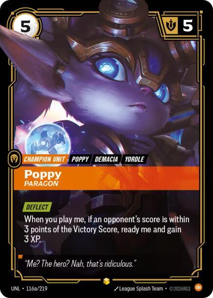 Poppy, Paragon (Alternate Art) (116a/219) [Unleashed]