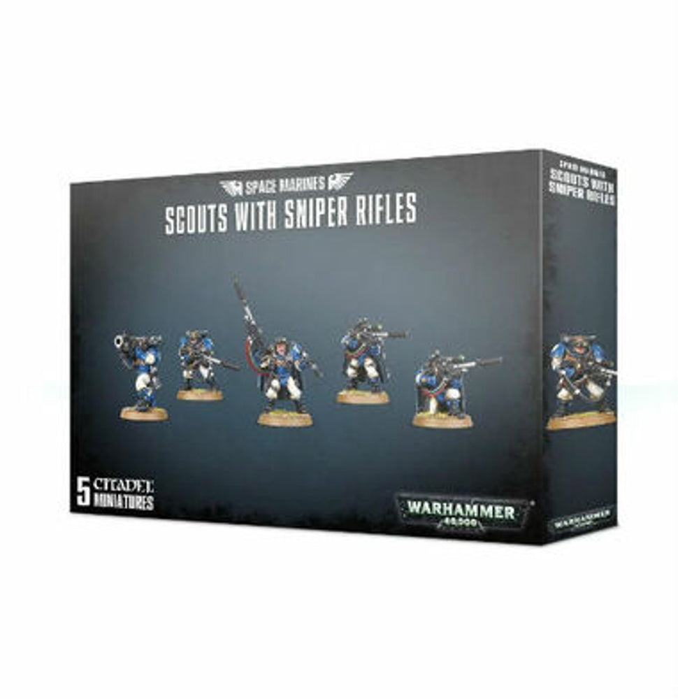 Warhammer 40K: Space Marines - Scout Squad with Sniper Rifles