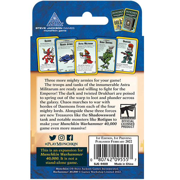 Munchkin Warhammer 40,000 - Rank And Vile