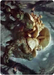 Swarm Shambler Art Card [Zendikar Rising Art Series]