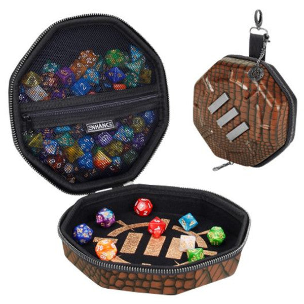 Enhance: Dice Case - Collectors Edition Brown
