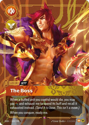 Sett, The Boss (Metal) (Best Of) (269/298) [Riftbound Organized Play Promotional Cards]