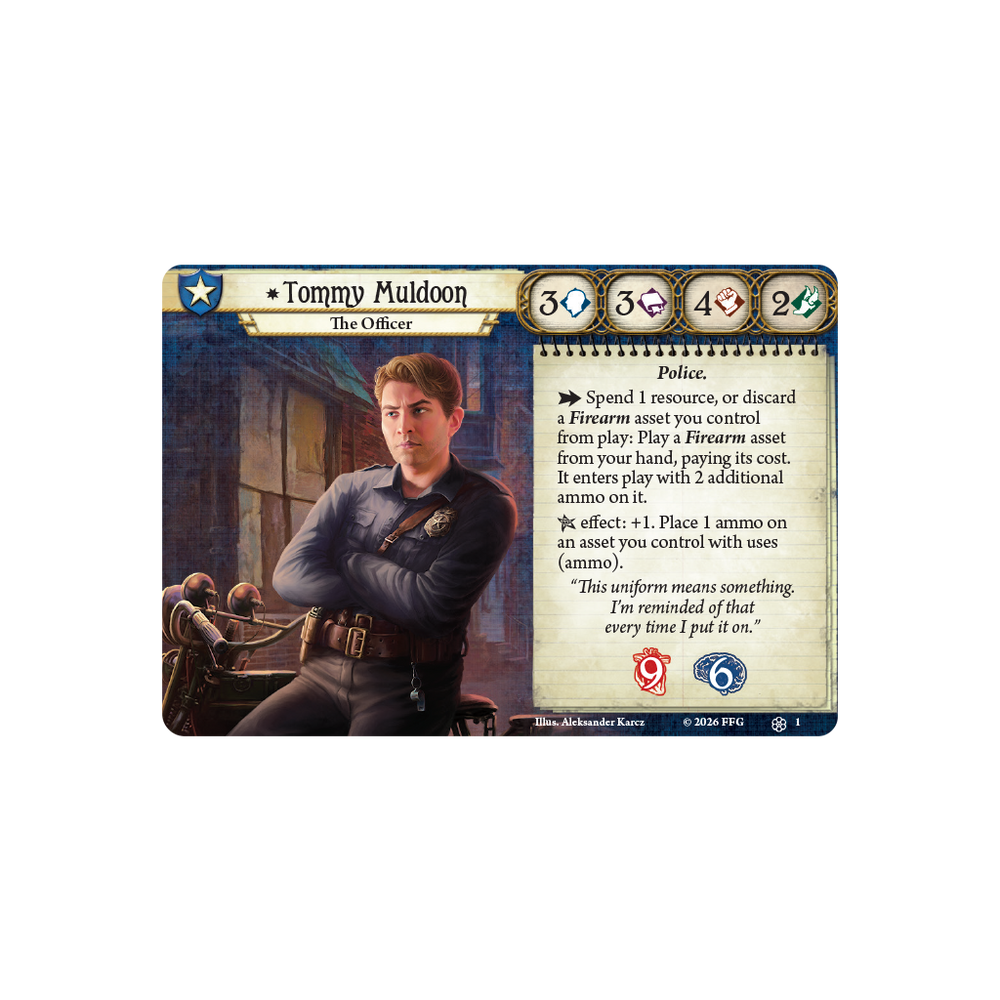 Arkham Horror: The Card Game - Tommy Muldoon Investigator Deck
