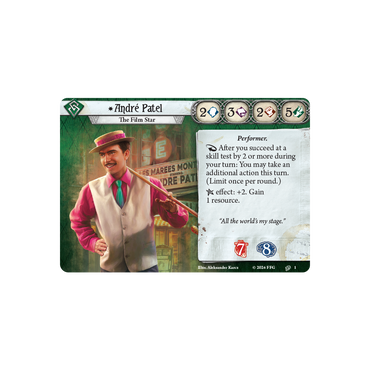 Arkham Horror: The Card Game - André Patel Investigator Deck